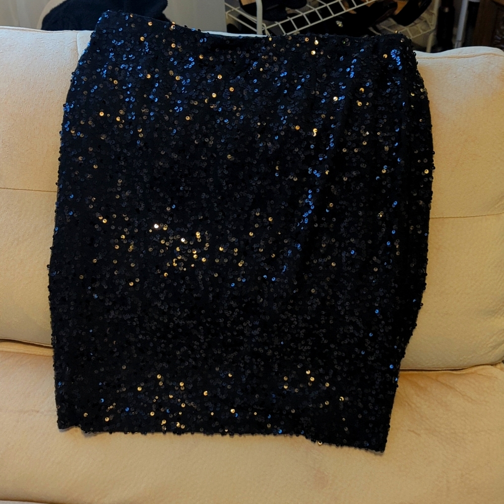 Black sparkle skirt